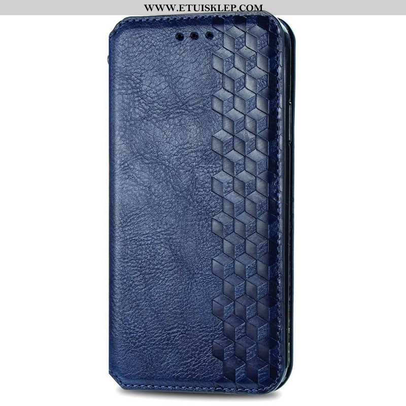 Etui Na Telefon do Samsung Galaxy M53 5G Etui Folio Wzór Z Efektem Skóry